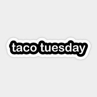 Taco Tuesday Sticker